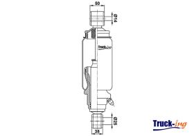 MONTCADA 0194800 - AMORT. CABINA NEUMATICO 4750 IVECO TRASERO