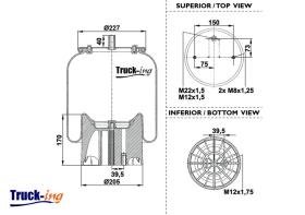 MONTCADA 0293392 - DIAPRESS TRASERO 3390 VOLVO