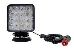 ARES ARAC153 - FARO LUZ CONC. CUADRADO LED 1400LM 9 LED 10-30V