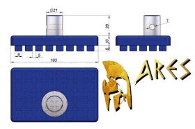 ARES ARAM3 - SET  6 PULPOS 80-100-150 CM