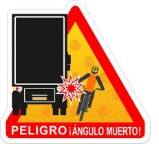 ARES ARAC333 - PEGATINA ANGULO MUERTO ESPAÑA