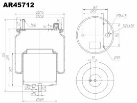 ARES AR45712 - FUELLE CON PISTON DE PLASTICO
