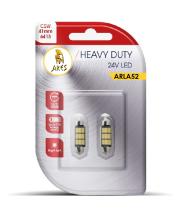 ARES ARLA52 - LAMPARA (BLISTER) 24V 1.8W P21W 6500K 9LED R5W//R10W ~120LM