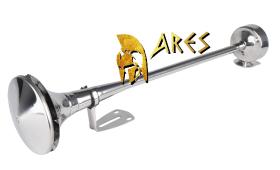 ARES ARAC471 - BOCINA CROMADA 620MM 12V 24V LOWTONE