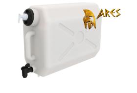 ARES ARBI2 - BIDÓN 25L. PLÁSTICO C/PORTAJABÓN C/GRIFO